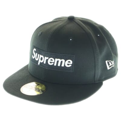 22AW ×NEW ERA Money Box Logo Cap マネー ボックスロゴ 6パネル ベースボールキャップ 帽子 ブラック Aランク