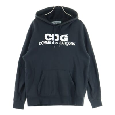 プラダ 23SS テクニカルコットンフーディ プルオーバーパーカー ロゴ