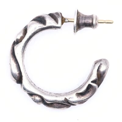 HOOP SCROOL スクロール フープピアス シルバー BCA102 Bランク