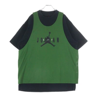 × Air Jordan Short Sleeve Top ジョーダン ショートスリーブ トップ 半袖 カットソーTシャツ ブラック CV3524-361 Bランク