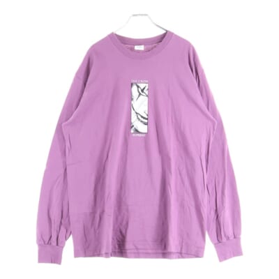 21AW The Crow L/S Tee ザクロウ 長袖Tシャツ カットソー パープル Aランク