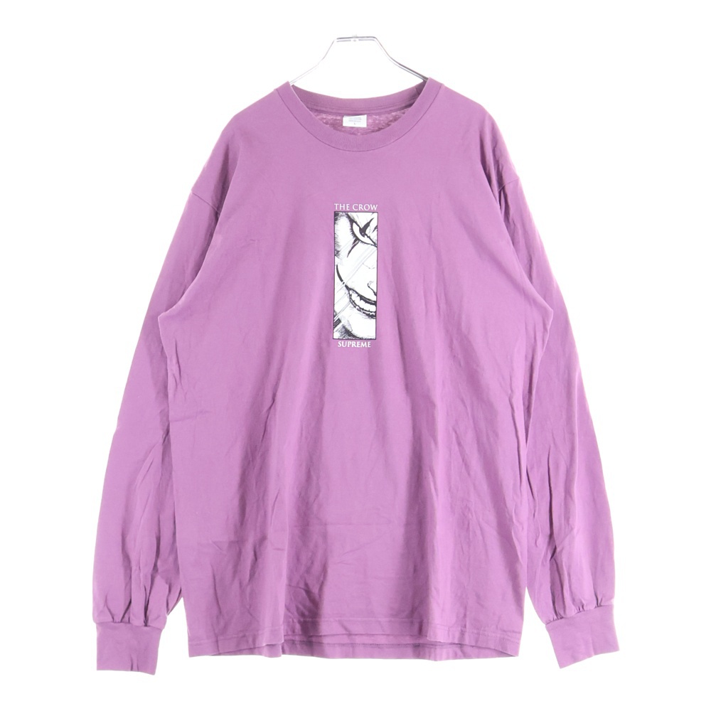 21AW The Crow L/S Tee ザクロウ 長袖Tシャツ カットソー パープル Aランク