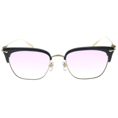 SLUNTRADICTION ウェリントンサングラス 眼鏡 アイウェア ブラック/ゴールド度有り Bランク