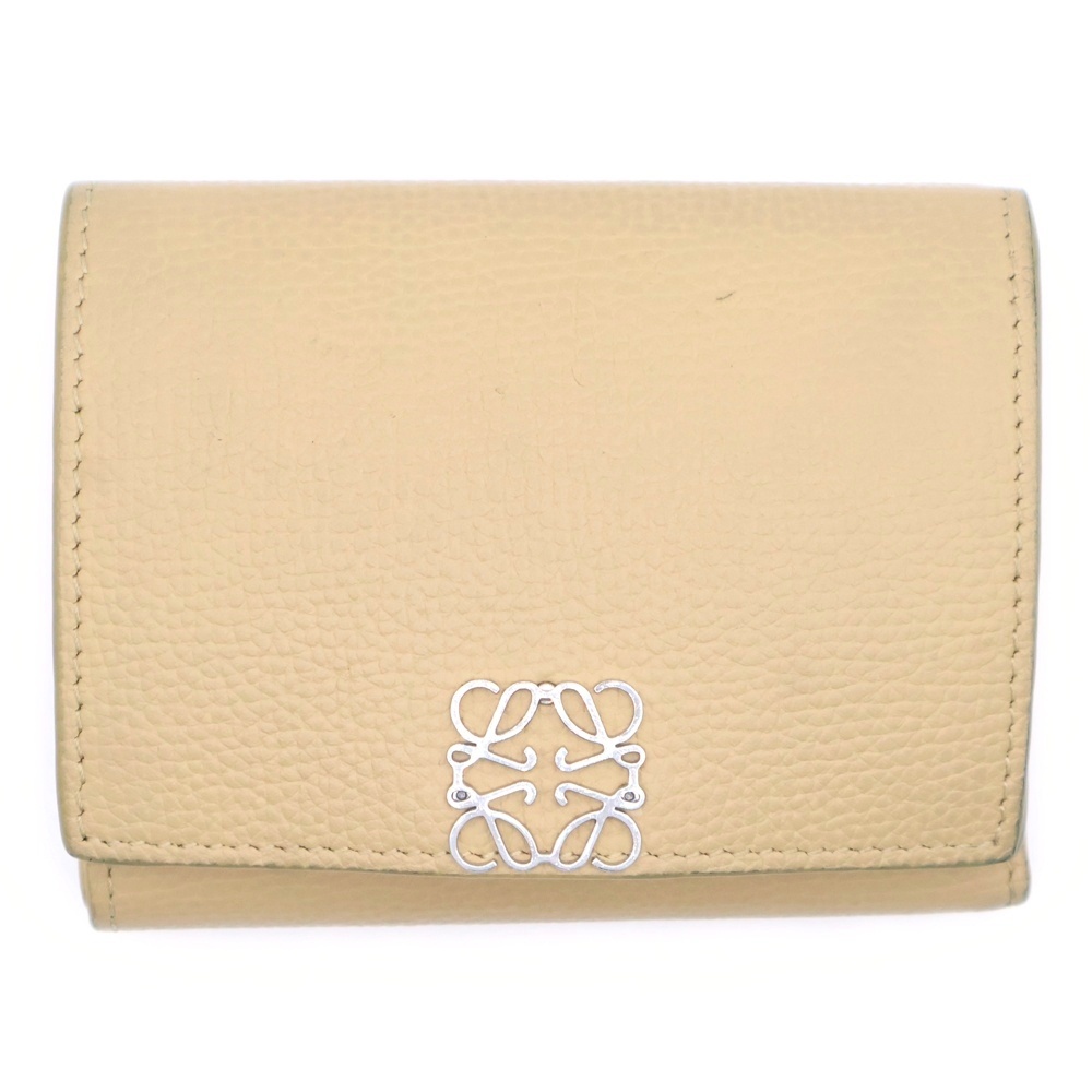 ロエベ ANAGRAM TRIFOLD W DARK BUT アナグラム トライフォールド