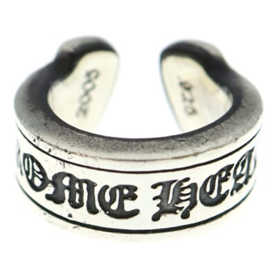 LG SCROLL LABEL ラージスクロールラベル リング シルバーBCA383 Bランク