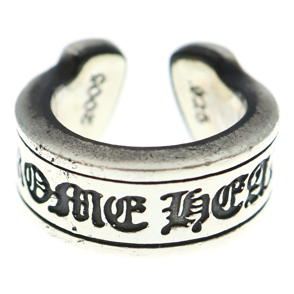 LG SCROLL LABEL ラージスクロールラベル リング シルバーBCA383 Bランク