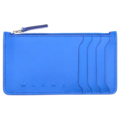 24AW ZIP CARD CASE ジップ カードケース コインケース ブルー PFMI0103U0 Sランク