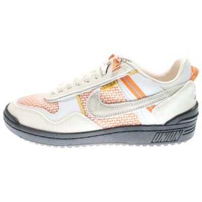 ×UNION FIELD GENERAL SP FQ9003-001 U ユニオン フィールド ジェネラル ローカットスニーカー ホワイト/オレンジ US8.5/26.5cm Sランク