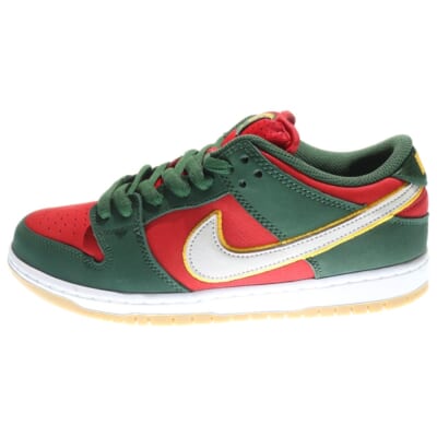 DUNK LOW Seattle Supersonics FZ1287-300 ダンク シアトル スーパーソニックス ローカットスニーカー レッド/グリーン US8.5/26.5cm Sランク