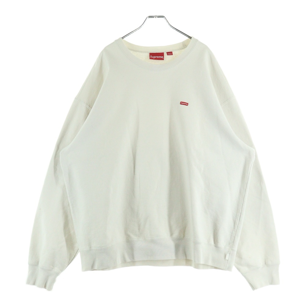23AW Small Box Logo Sweatshirt スモールボックスロゴ スウェットトレーナー ホワイト Bランク