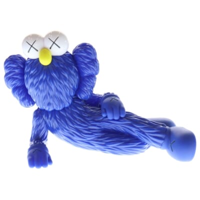 KAWS OPEN EDITION TIME OFF カウズ タイムオフ フィギュア ブルー Aランク