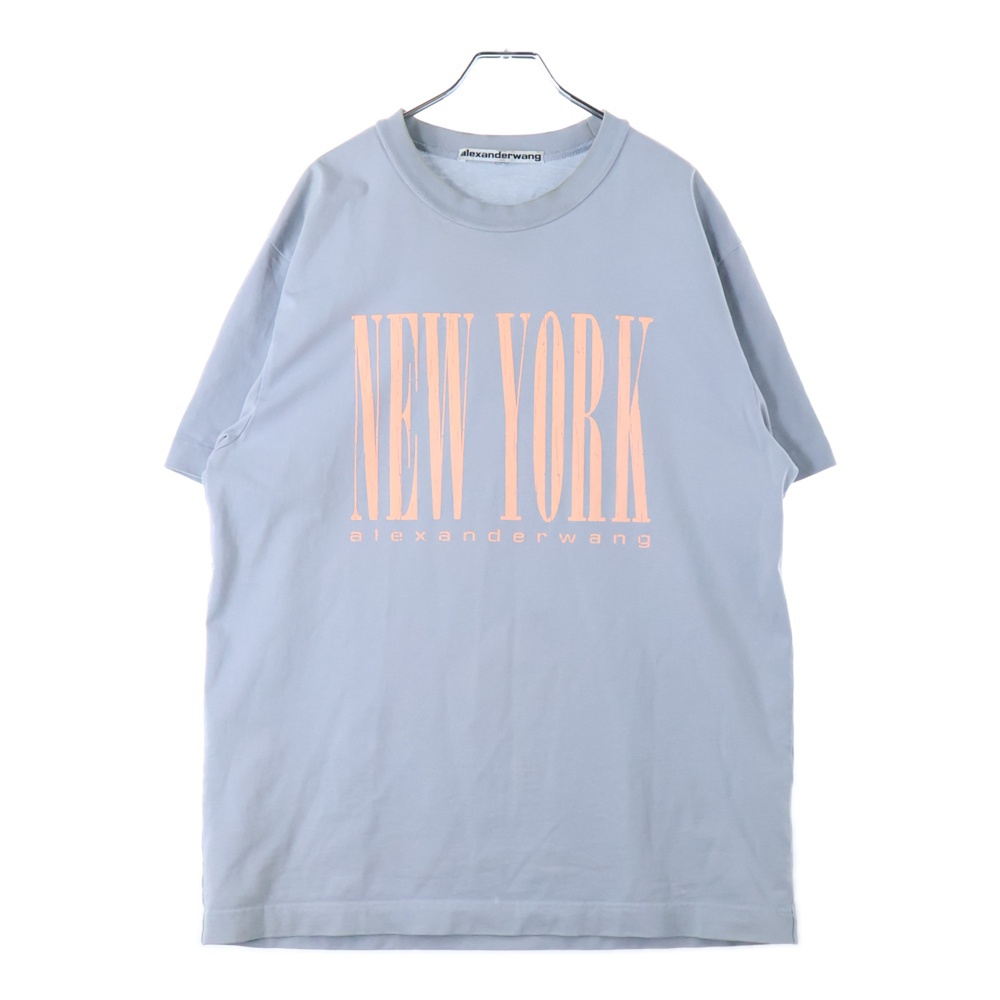 フロンラバープリント半袖Tシャツ 半袖カットソー UCC1231599 ブルー Bランク