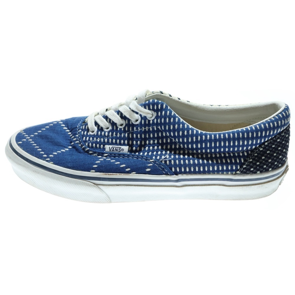 V95R FDMTL ERA 547022-0001 ファンダメンタル エラ パッチワーク ローカットスニーカー US8.5/26.5cm インディゴ Bランク