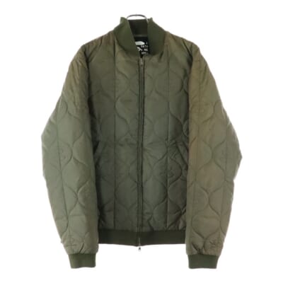 quilting bomber jacket キルティングボンバージャケット カーキ Bランク