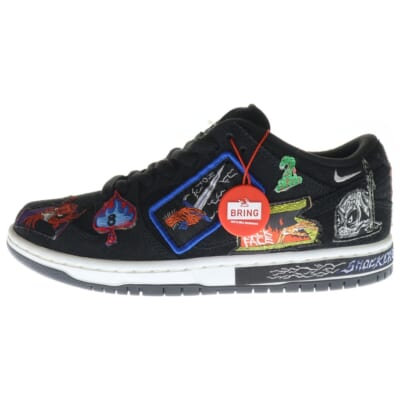 DUNK LOW PRO QS NECK FACE ダンク プロ ネックフェイス ローカット スニーカー ブラック US8/26cm DQ4488-001 Sランク