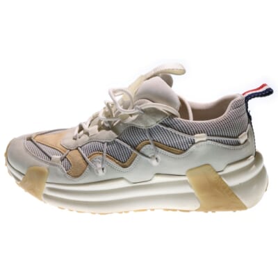 COMPASSOR コンパッション レースアップ ローカットスニーカー ホワイト Bランク