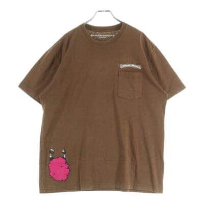 ×MATTY BOY PPO STRUCTURE TEE ×マッティボーイ バックプリント半袖Tシャツ ブラウン Bランク