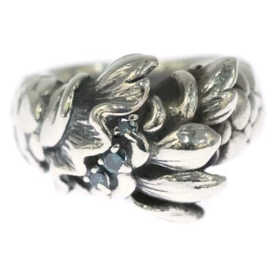 ブルーリープ ブルーダイヤ フィンリング シルバー Bランク