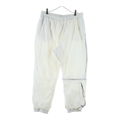 SWOOSH TRACK PANTS サイドライン ナイロン トラックパンツ ホワイト AJ9774-100 Bランク