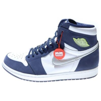 AIR JORDAN 1 HIGH OG CO.JP MIDNIGHT NAVY 2020 DC1788-100 エアジョーダン 1 ミッドナイトネイビー ハイカットスニーカー ホワイト/ネイビー US10/28.0cm Aランク