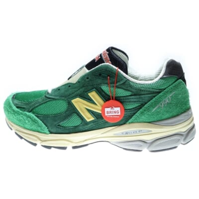 M990GG3 V3 ローカットスニーカー グリーン/イエロー US9.5/27.5cm Sランク