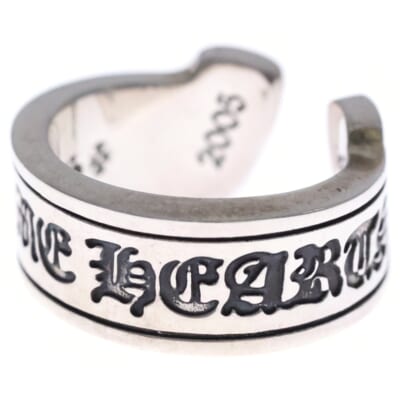 LG SCROLL LABEL ラージスクロールラベル リング シルバーBCA383 Bランク