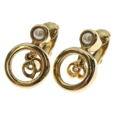 パールイヤリング ゴールド GP Bランク