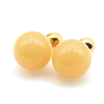 トライバル ストーン ピアス オレンジ ゴールド金具 GP Aランク