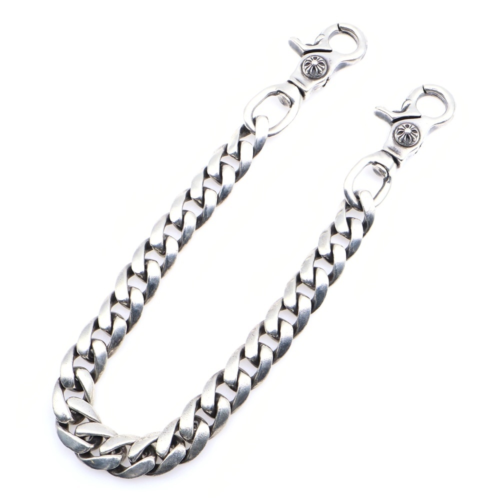 CLASSIC SHORT-T/ 2クリップショートクラシック ウォレットチェーン シルバー BCA068 Bランク