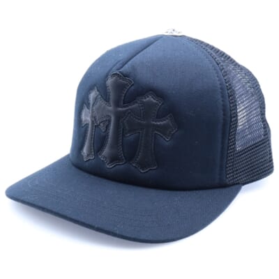 Cemetery Cross Patch Trucker Cap セメタリークロスパッチ トラッカー ベースボールキャップ 帽子 ブラック Sランク
