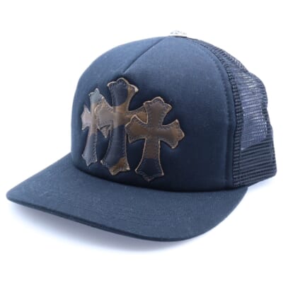 Cemetery Cross Patch Trucker Cap セメタリークロスパッチ トラッカー ベースボールキャップ 帽子 ブラック/カモ Sランク