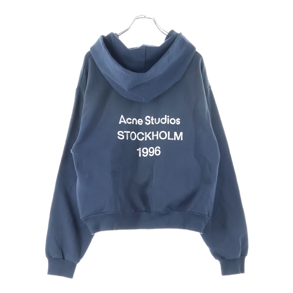 バックプリント ロゴフーディー プルオーバーパーカー ブラック Bランク