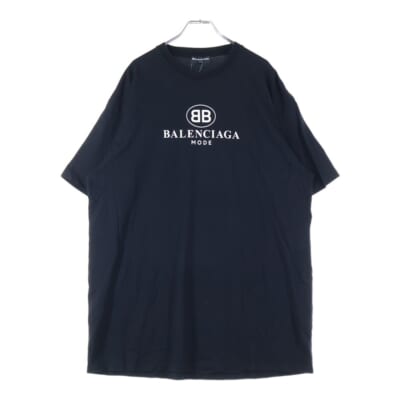 ロゴプリント 半袖Tシャツ カットソー ブラック 50823 TYK23 Bランク