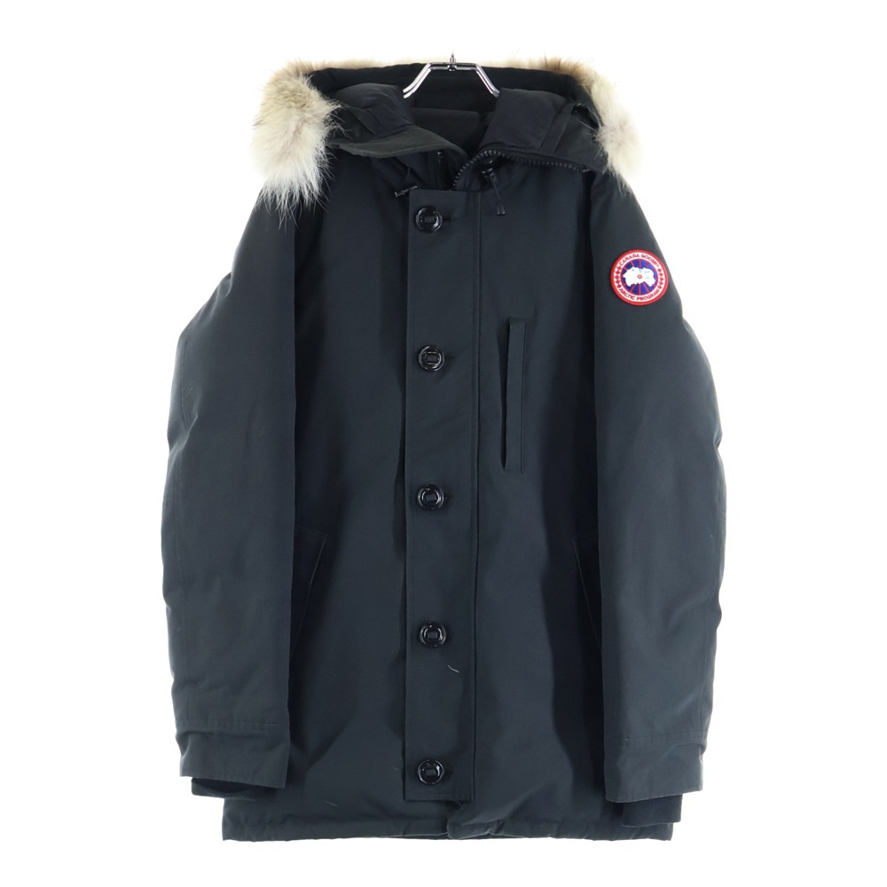 CHATEAU PARKA BLACK LABEL シャトーパーカ ファー付き フーデッド ダウンジャケット ブラック 3426M Bランク