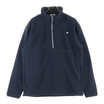 COMFY FLEECE ANORAK コンフィフリース アノラック ハーフジップ プルオーバージャケット ブラック NA4FQ50J Aランク