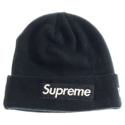 16AW ×NEW ERA Box Logo Beanie ニューエラ ボックスロゴビーニー ニット帽 ブラック G2906072016 Bランク