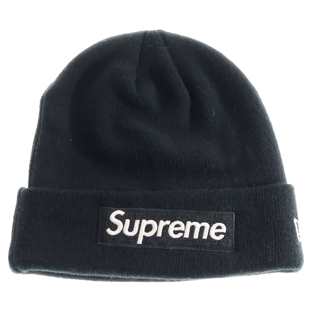 16AW ×NEW ERA Box Logo Beanie ニューエラ ボックスロゴビーニー ニット帽 ブラック G2906072016 Bランク