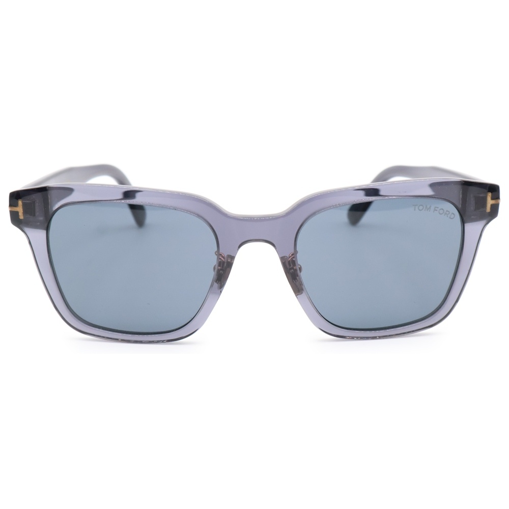 ウェリントンシェイプ ビッグスクエアシルエット サングラス メガネ 眼鏡 ネイビー TF1163K Aランク