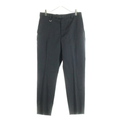 24AW SUPER 100'S WOOL SHIRRING SLIM FIT SLACKS スーパー ウール シャーリング スリム フィット イージースラックス ブラック SOPH-242017 Bランク