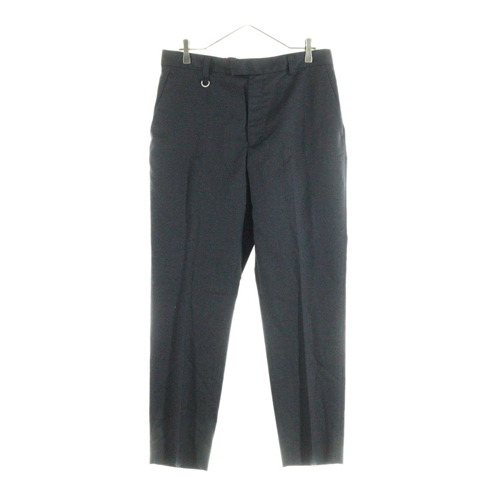24AW SUPER 100'S WOOL SHIRRING SLIM FIT SLACKS スーパー ウール シャーリング スリム フィット イージースラックス ブラック SOPH-242017 Bランク
