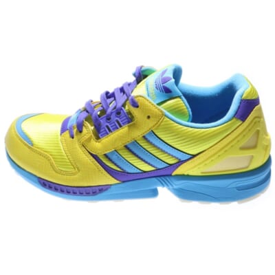 ZX 8000 ATMOS G-SNK 10 URA ゼットエックス 8000 アトモス ウラ ローカットスニーカー イエロー/ブルー US12/30cm JQ2580 Bランク