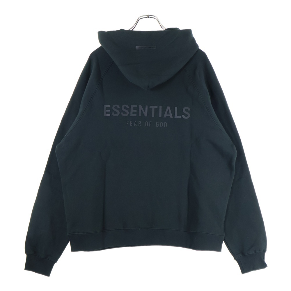 21SS BACK LOGO SWEAT HOODIE 背面ロゴプリント フーデット スウェットパーカー ブラック Bランク