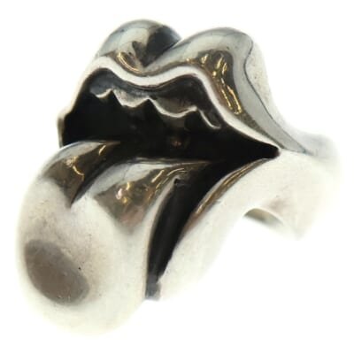 LIP TONGUE-LG リップアンドタンラージ リング シルバー Bランク