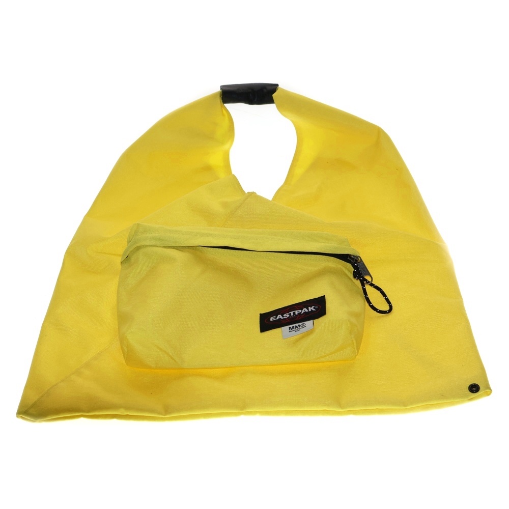 22SS ×EAST PAK イーストパック ロゴデザイン ジャパニーズ トートバッグ イエロー SB6WC0002P4660T1003 Bランク