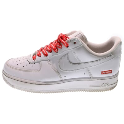 ×SUPREME AIR FORCE 1 LOW シュプリーム エアフォース1 ローカットスニーカー ホワイト US9/27cm CU9225-100 Bランク