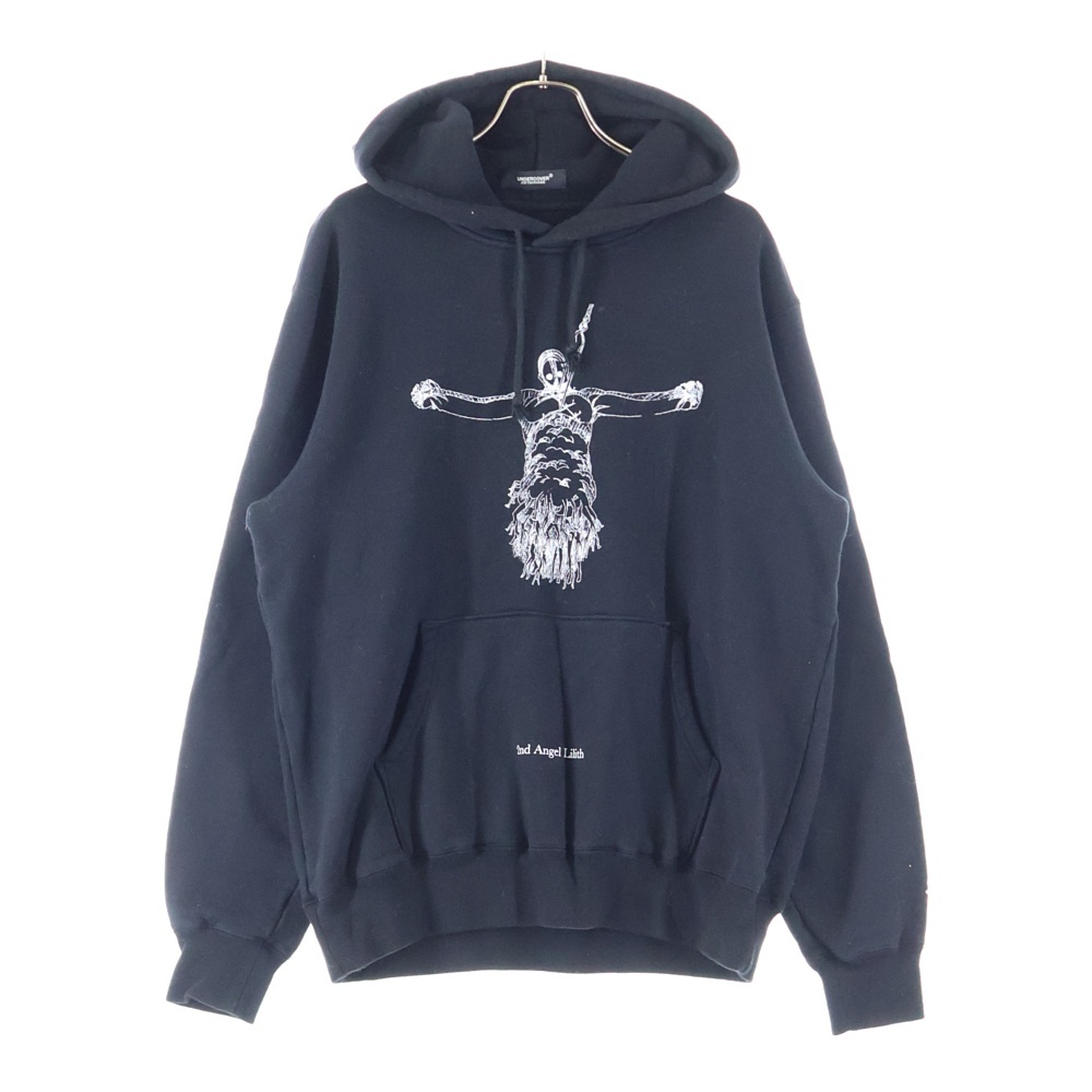 2nd Angel Lilith HOODIE セカンド エンジェル リリス フーディー パーカー スウェット ブラック UC2A4886-1 Bランク