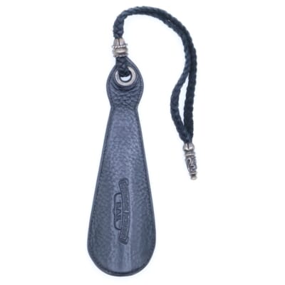 SHOE HORN SML シューホーン レザー靴べら ブラック/シルバー Bランク