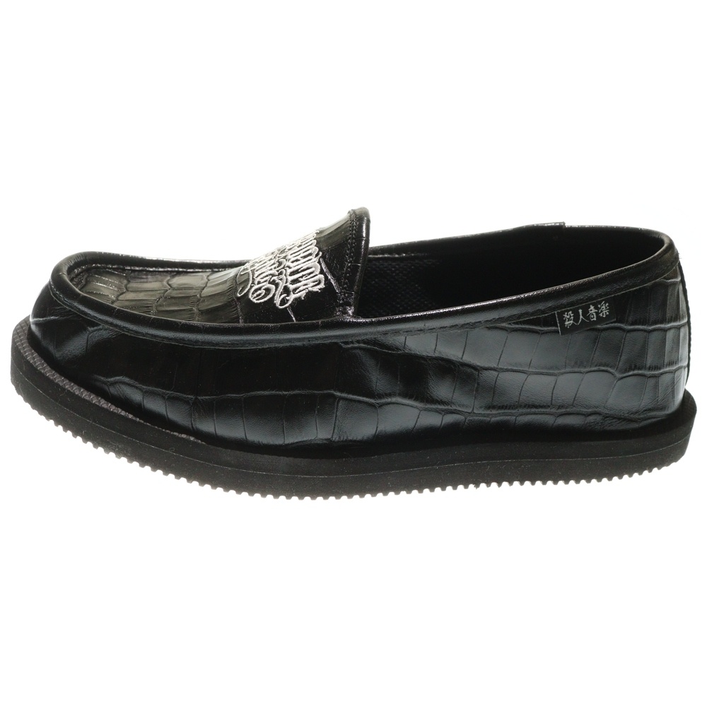 ×BUDSPOOL ×SUICOKE DEEBO SHOES TYPE-2 バッズプール 舐達磨 スイコック カウレザー デボシューズ ブラック US9/27cm NMD-SUICOKE-WM-SH02 Bランク