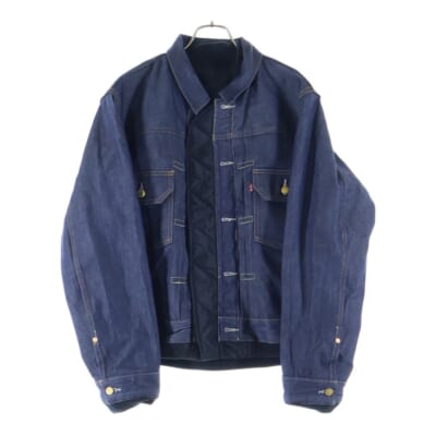 25AW ×LEVI'S Men's Denim x Nylon Twill Reversible Blouson リーバイス メンズ デニム ナイロン ツイル リバーシブル ブルゾン デニムジャケット 25-03707M Aランク