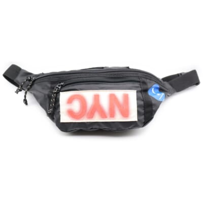 ×ALEXANDER WANG アレクサンダーワン マルチパッチ付き ショルダーバッグ ブラック FK2114 Bランク